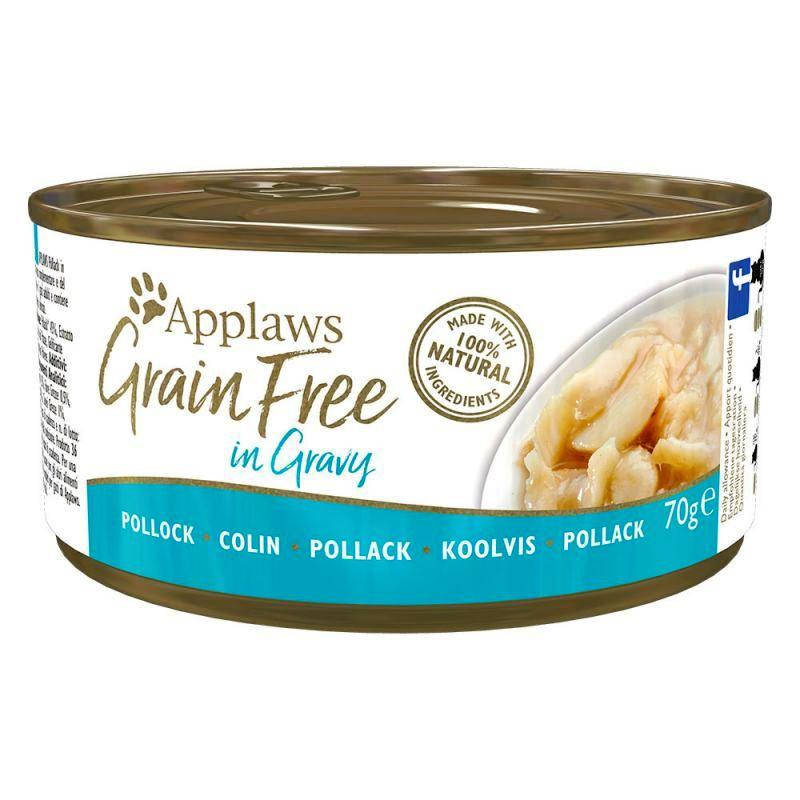 

Applaws GrainFree консервы для кошек Минтай в соусе