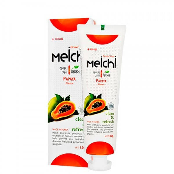 

Зубная паста со вкусом тропических фруктов HANIL Meichi “Papaya”