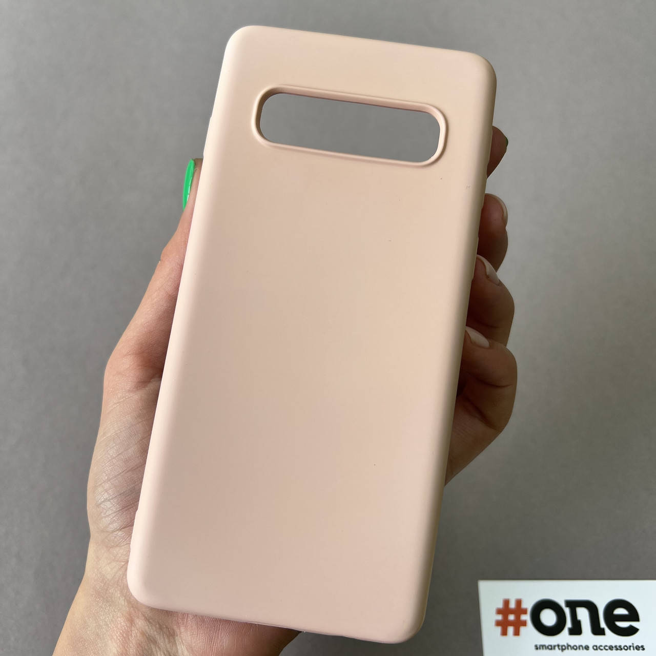 

Чехол для Samsung Galaxy S10 с микрофиброй чехол на телефон самсунг с10 пудровый CFH, Бежевый