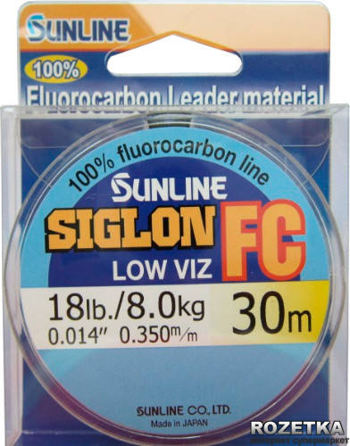 

Флюорокарбон Sunline SIG-FC 30m 0.350mm 8.0kg поводковий