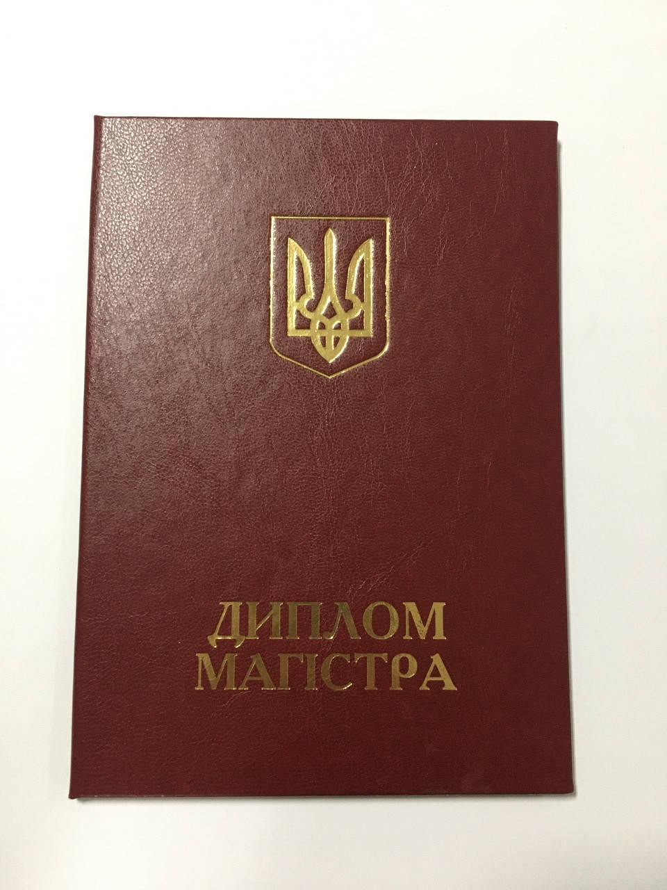 

Обложка для диплома магистра А5 твердая, Бордовый