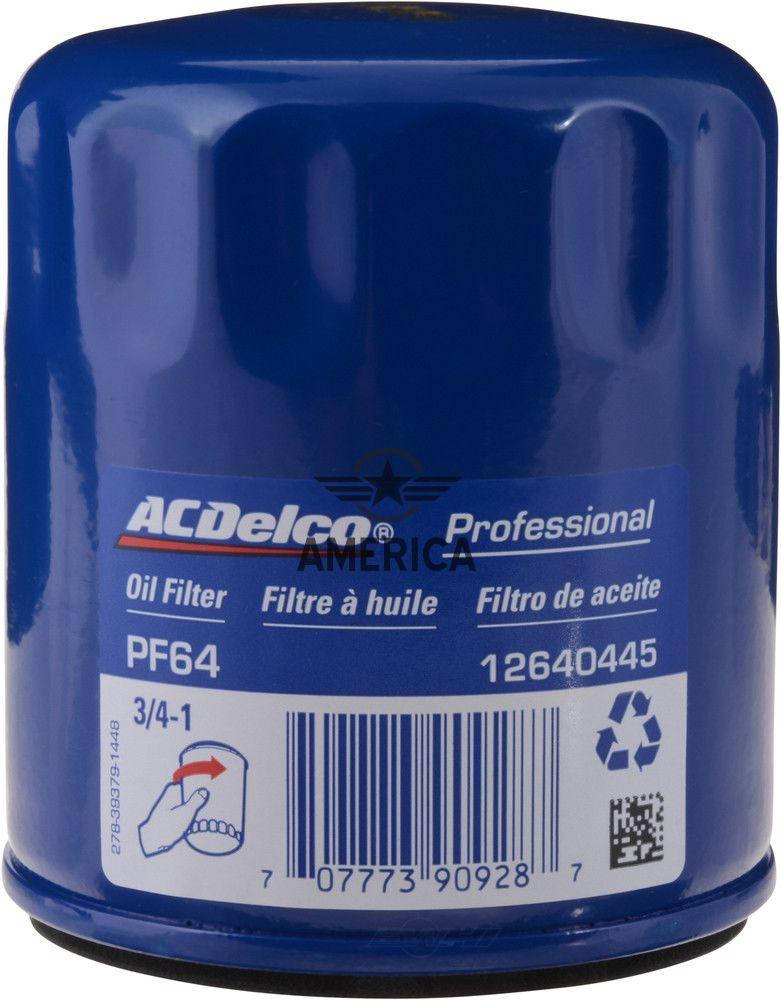 

Фильтр маслянный ACDELCO PF64F Buick Encore Envision Lacrosse Cadillac Ats Cts Chevrolet Camaro
