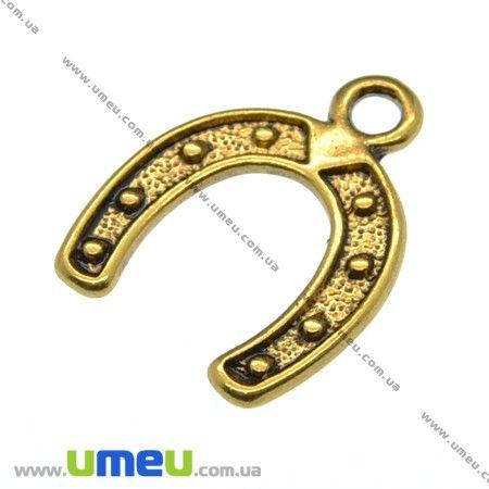 

Подвеска металлическая Подкова, Античное золото, 23х18 мм, 1 шт (POD-008008)