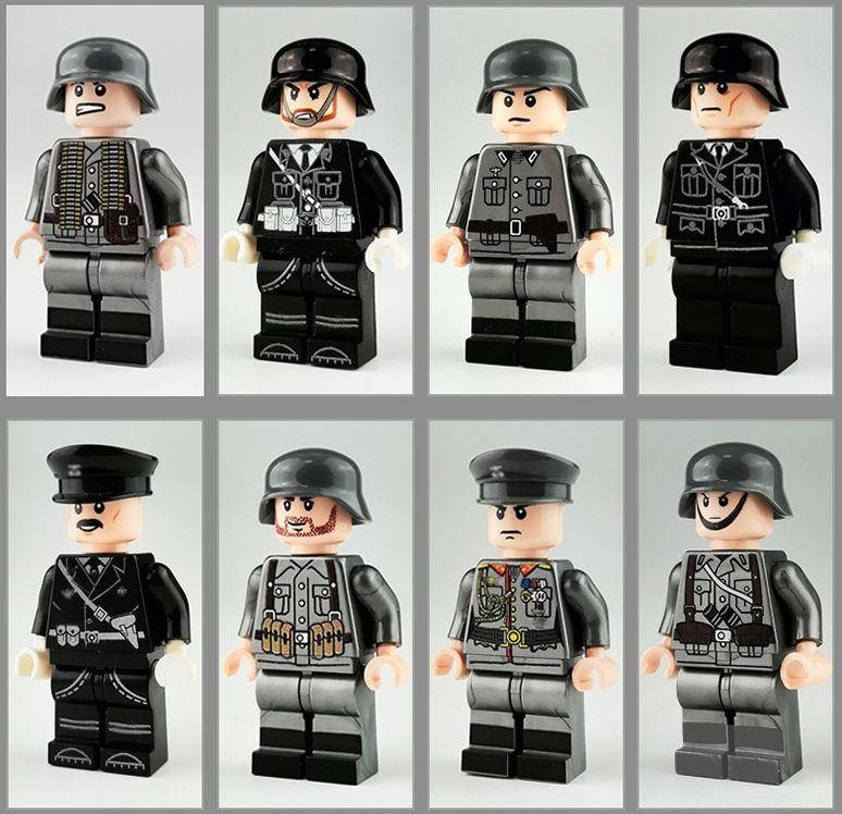 

Фигурки военные, Вермахт, коллекция 8шт BrickArms