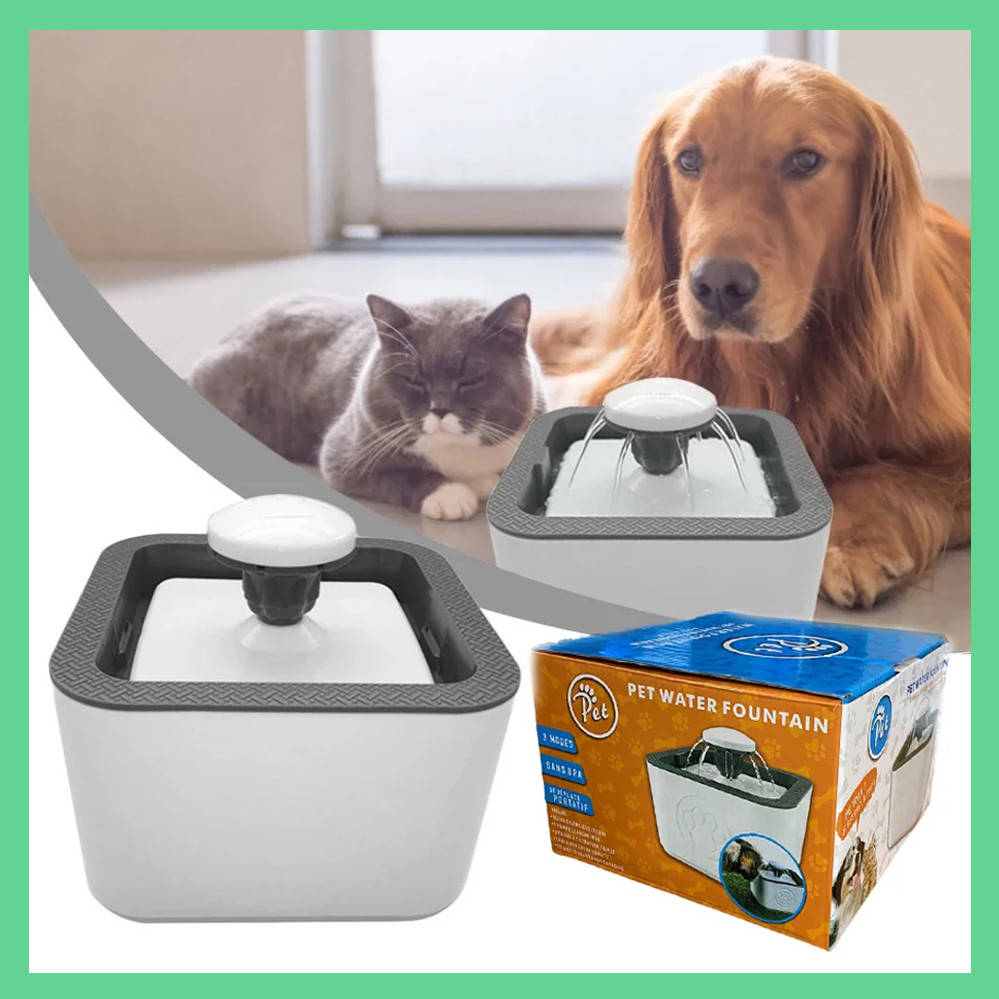 

Автоматическая поилка фонтан для собак и кошек Pet Water FOUNTAIN Автопоилка с фильтром, Разные цвета