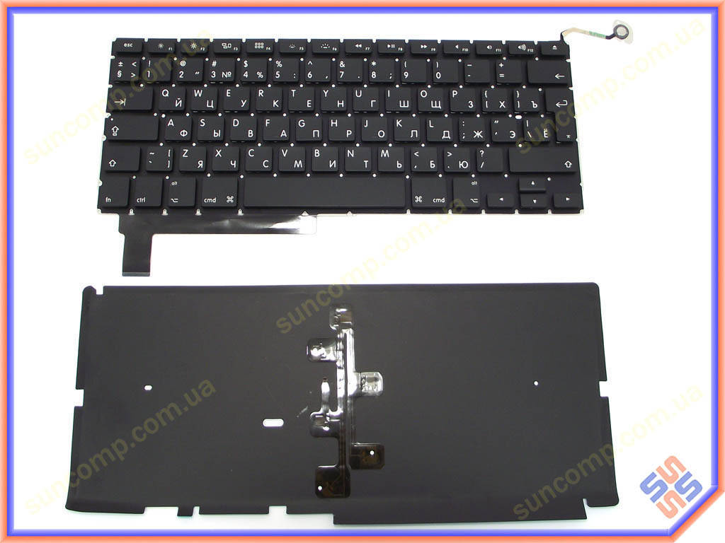 

Клавиатура для APPLE A1286 Macbook Pro (RU, Big Enter с подсветкой) Original., Черный
