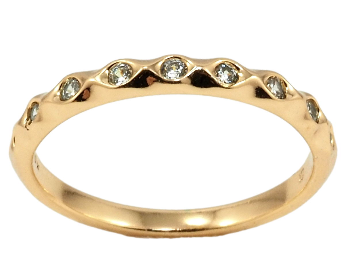 

Кольцо Xuping Позолота 18K "Вставки циркония" р.17,19.5