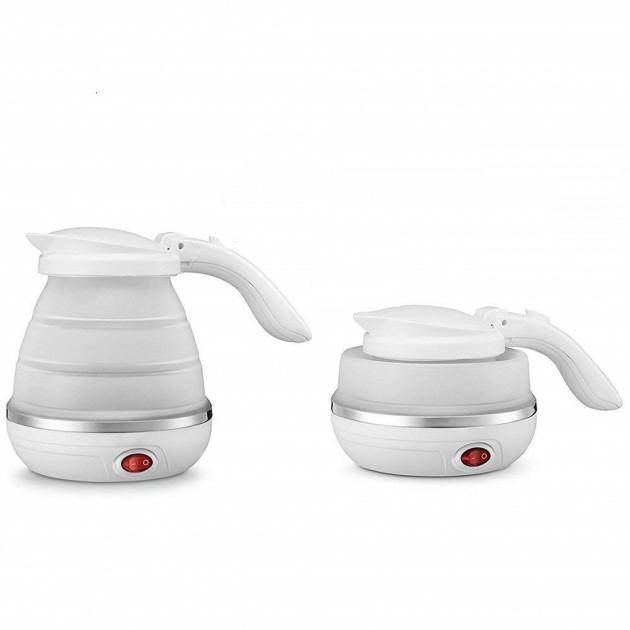 

Дорожный чайник силиконовый складной дисковый 0,6л 600вт 220в Travel Folding Elecreic Kettle YS-2008