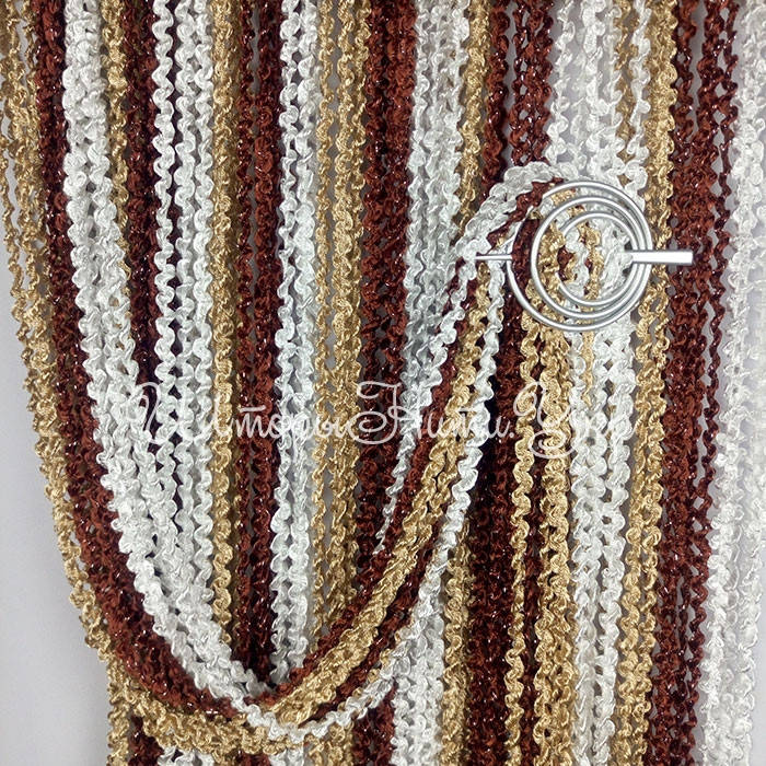 

Шторы нити Спирали облака радуга №1+8+14, Разные цвета