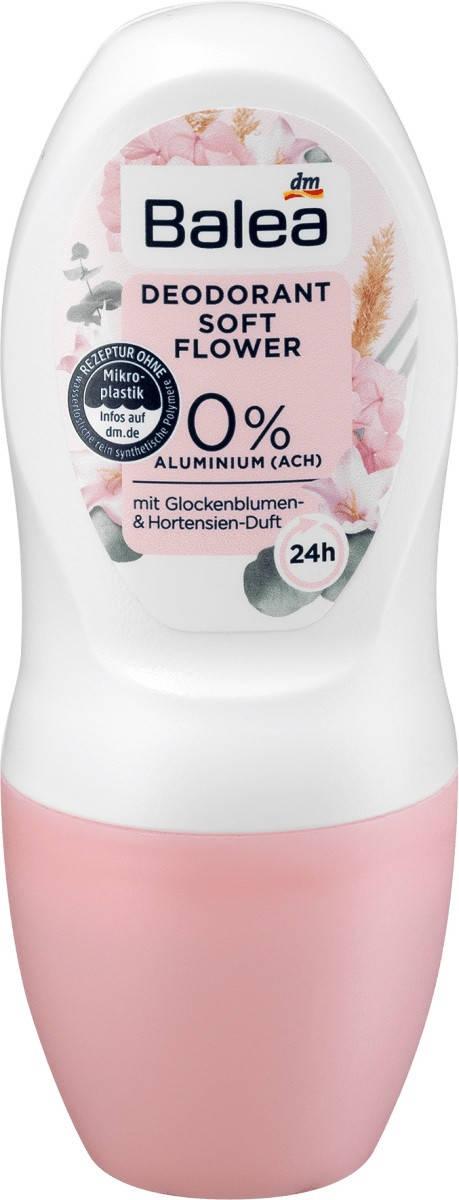 

Balea Deo Roll-on Soft Flower Шариковый дезодорант без алюминия 50 мл