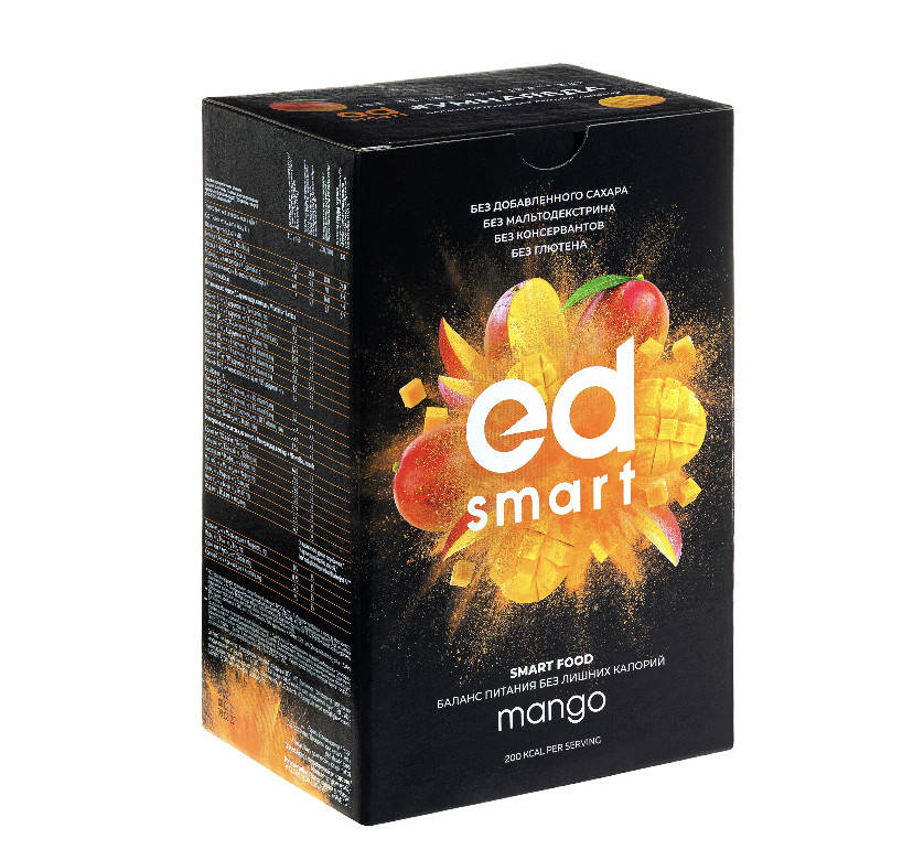 

ED Smart Mango, 7 порций Сбалансированное питание Энерджи диет