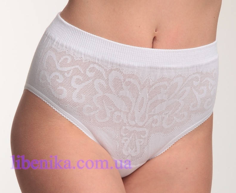 

Бесшовные трусы-слип из хлопка ТМ Ника, Белый