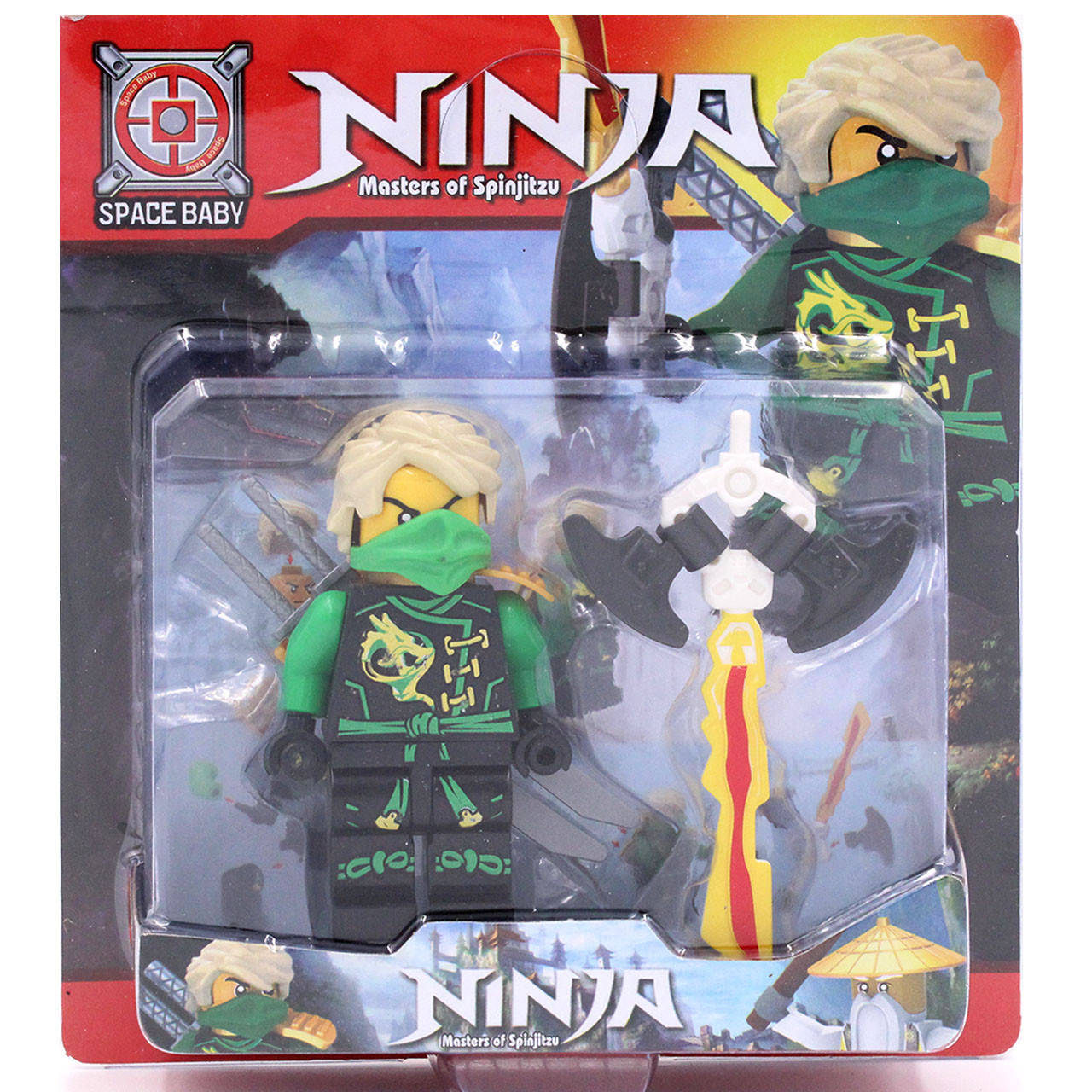 

Фигурка Ниндзяго Ллойд с оружием Ninjago Skybound Lloyd Зеленый Ниндзя