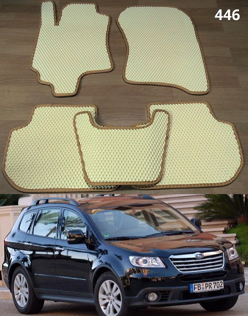 

Коврики ЕВА в салон Subaru Tribeca '07-14, Черный