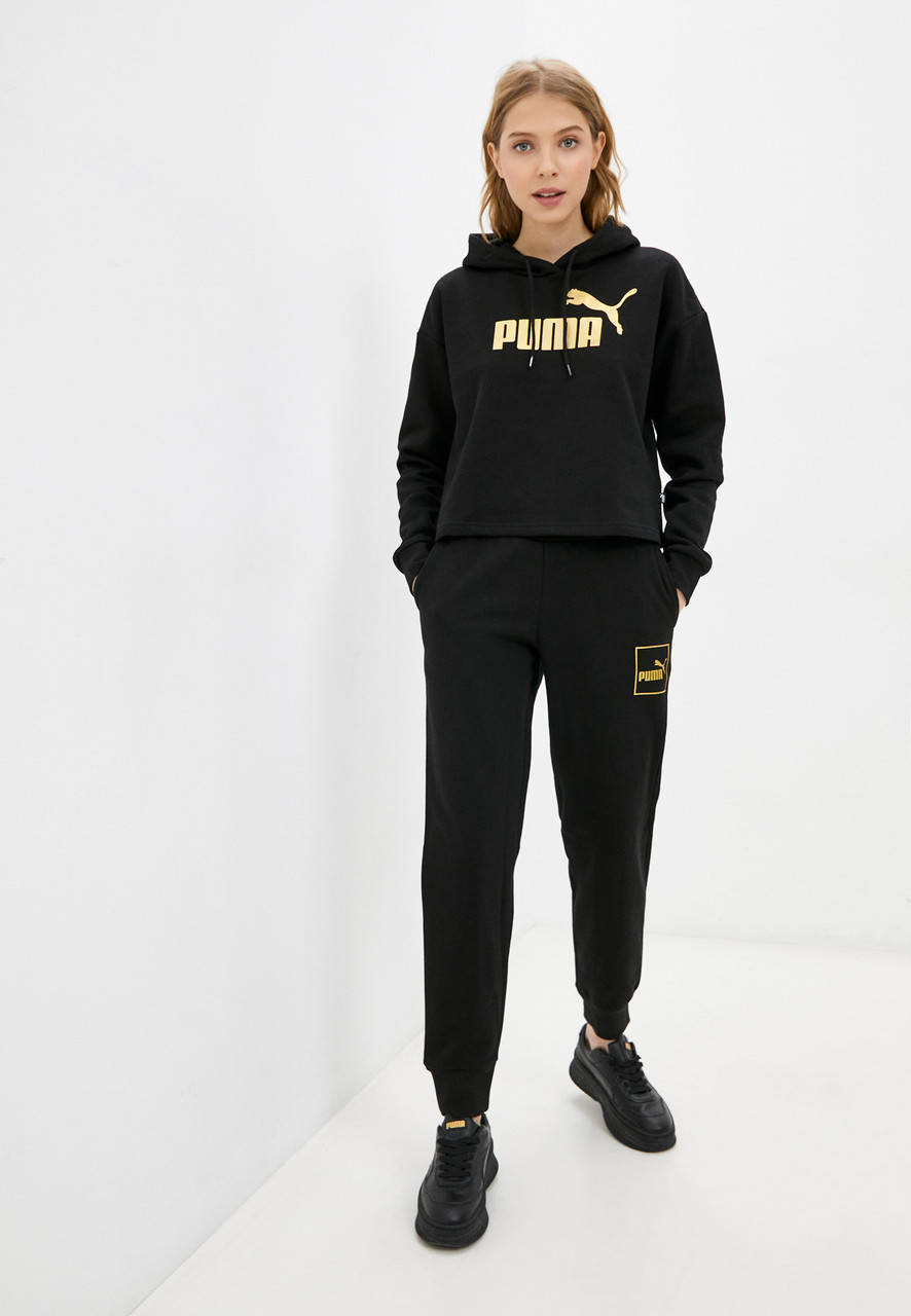 

Женский спортивный костюм PUMA (ПУМА) Черный ИНДОНЕЗИЯ "В стиле"