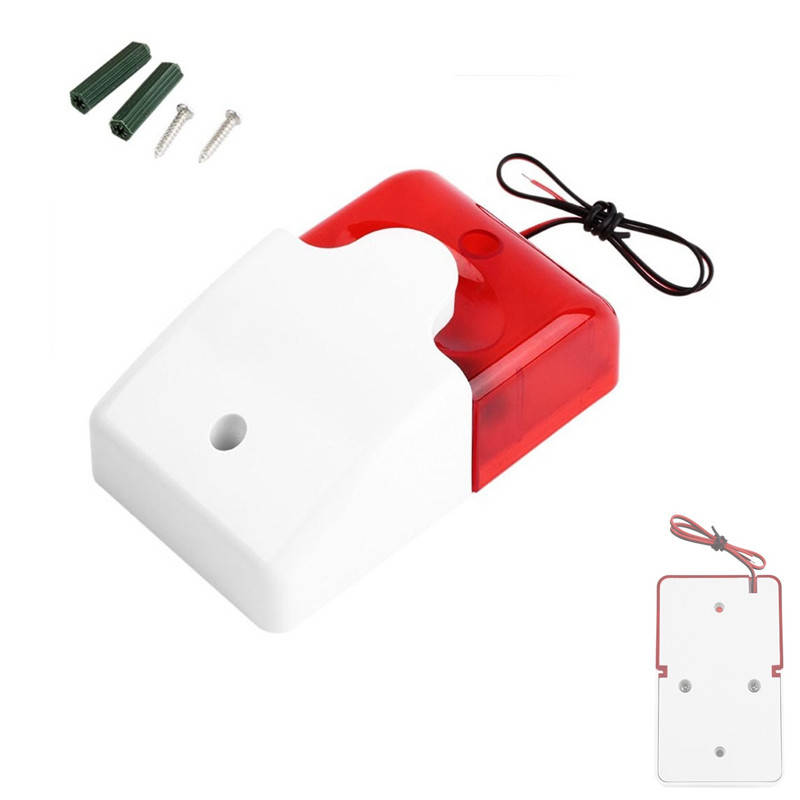 

Проводная сирена светозвуковая для GSM сигнализации ZC-LB003 110дБ 12В