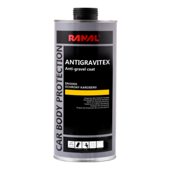 

Антигравій для захисту кузова ANTIGRAVITEX 2л ЧОРНИЙ RANAL, Черный