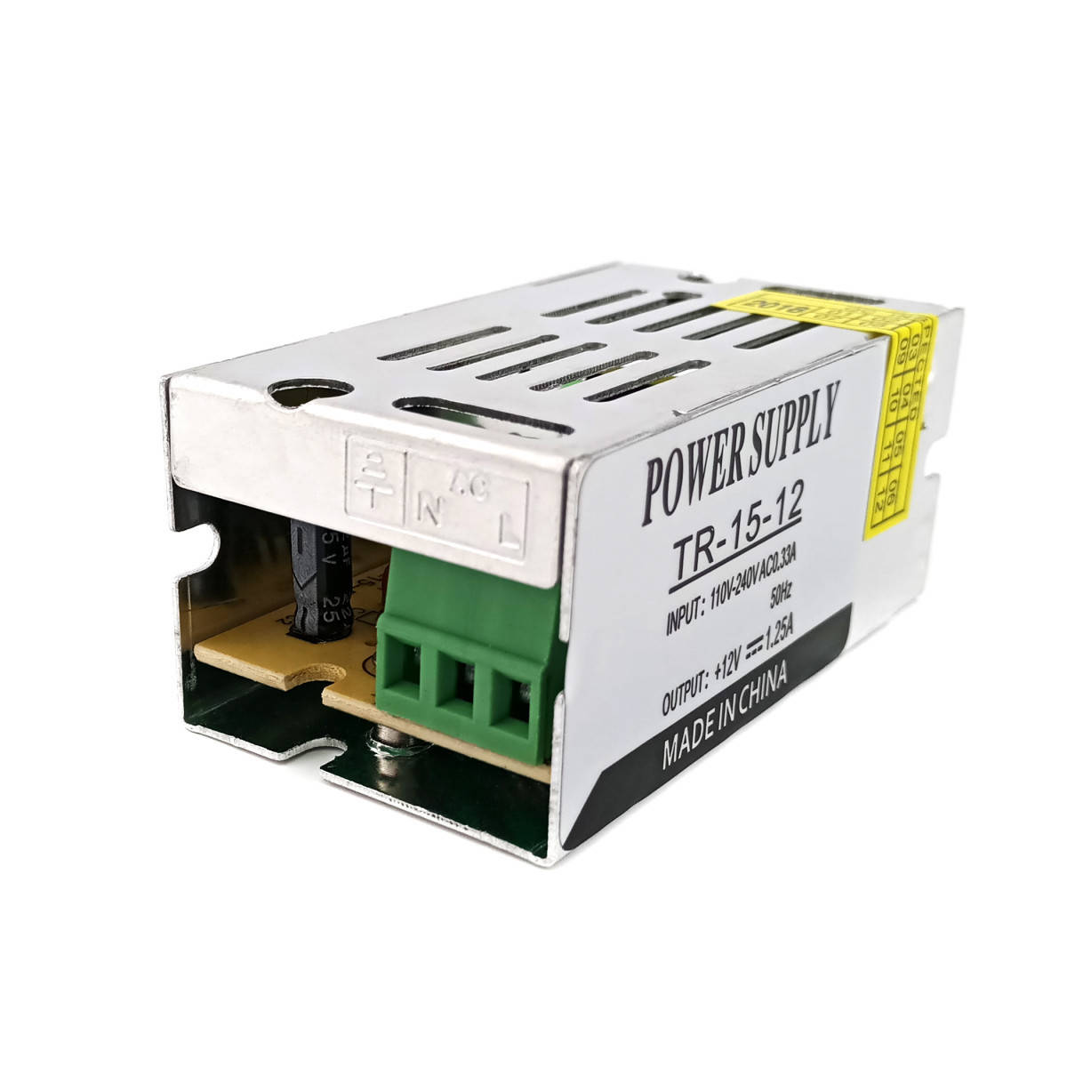 

Блок питания BIOM TR-15 15Вт 12В 1.25А Металл IP20 Стандарт