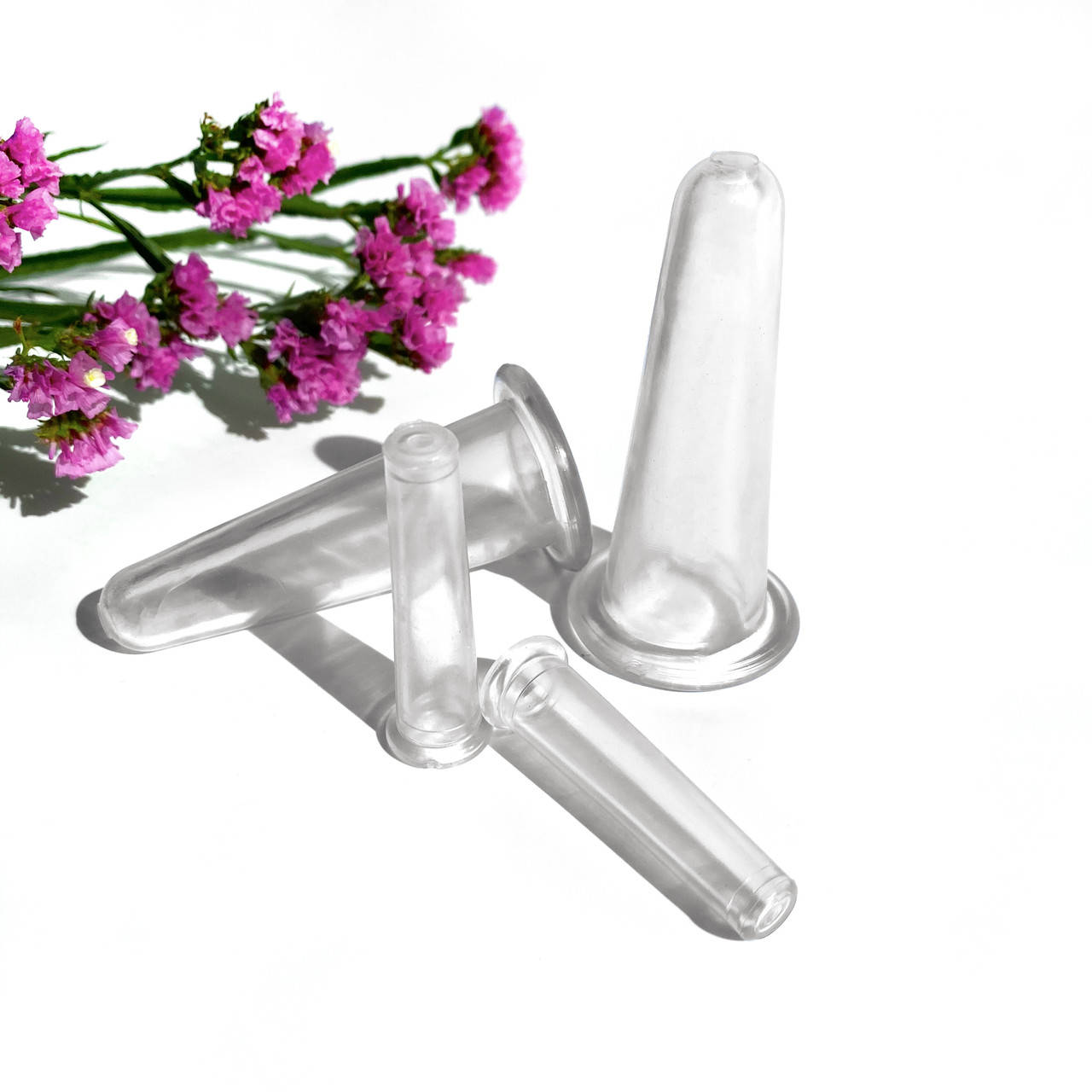 

Набор для вакуумного массажа лица. 4 баночки в наборе.