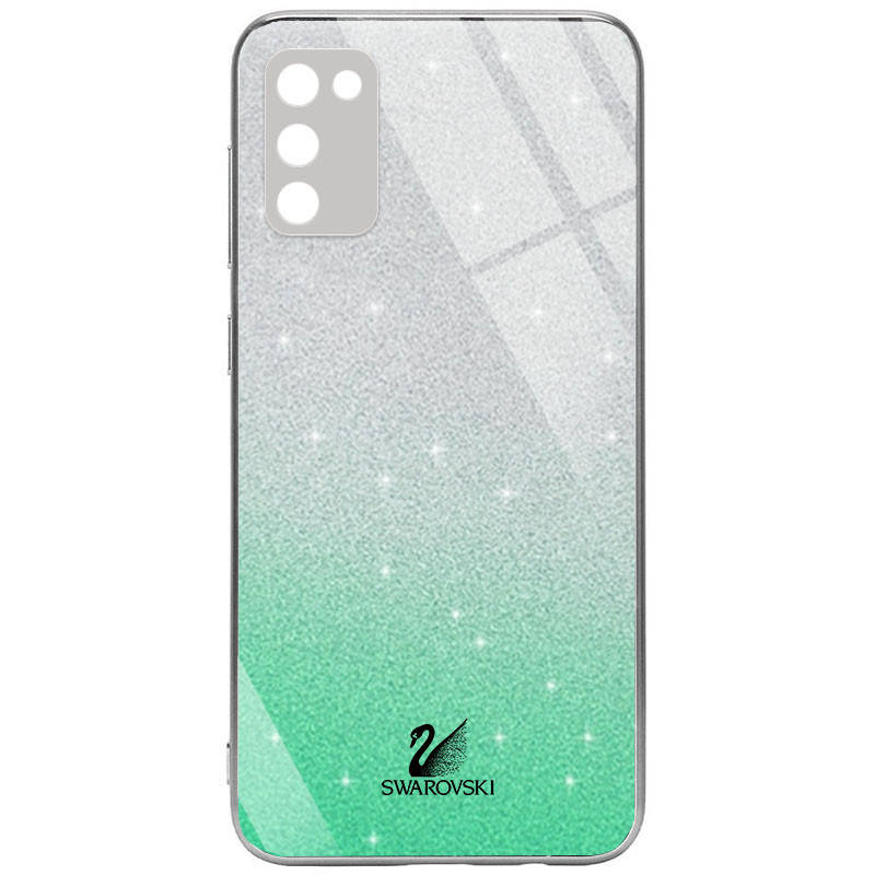 

Чехол Swarovski с защитой камеры для Samsung Galaxy A02s (Бирюзовый)