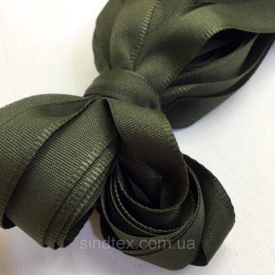 

Тесьма брючная (1,5см.) моток 25м. цвет хаки (6-2426-В-126)