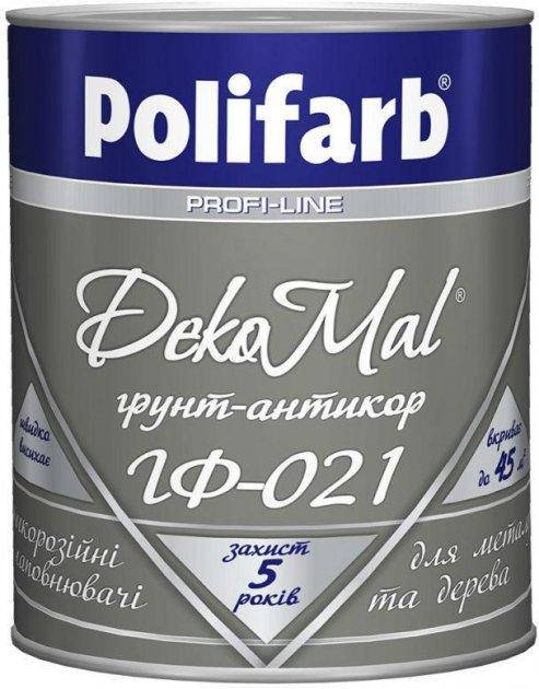 

Грунтовка Polifarb Profi-Line ГФ-021 DekoMal 0.9 кг Белая