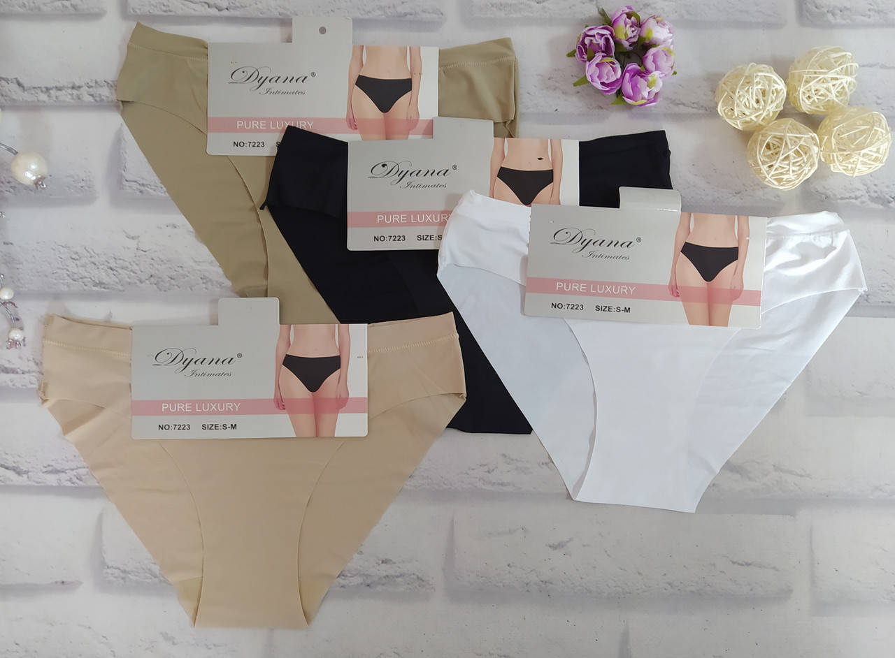 

Трусики бесшовные женские S/M (44-46 р.) SК-7223, Разные цвета