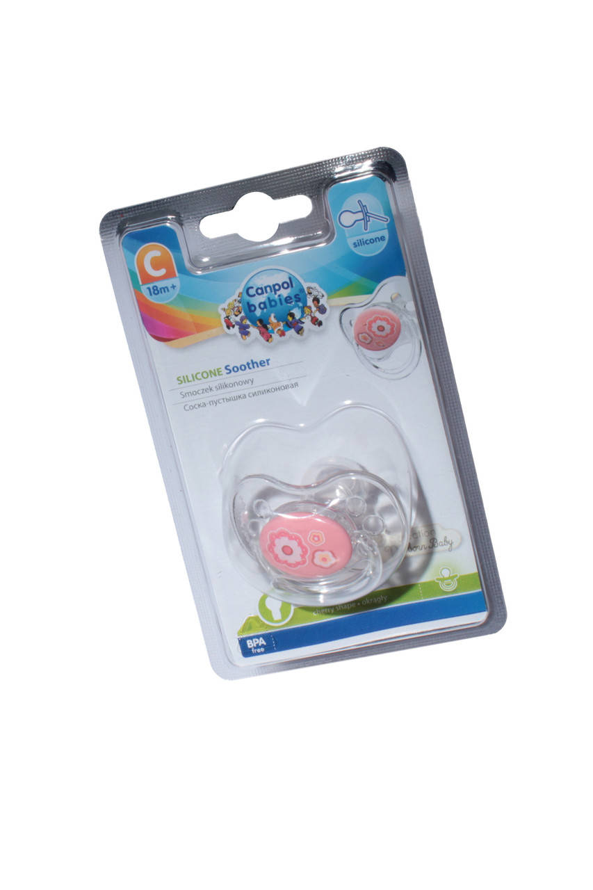 

Пустышка Canpol babies силиконовая круглая 18+ мес.