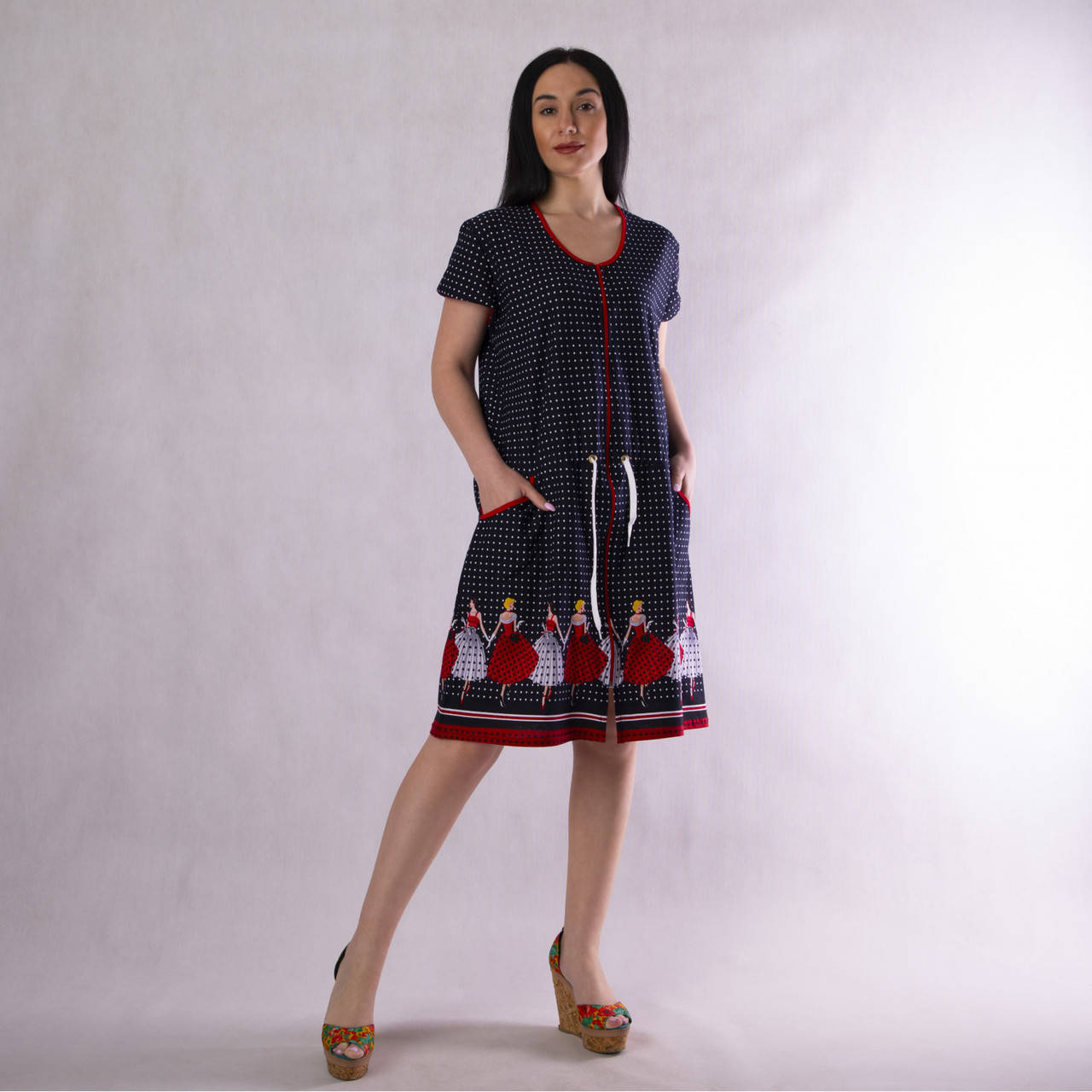 

Халат женский Итальянка Мадам