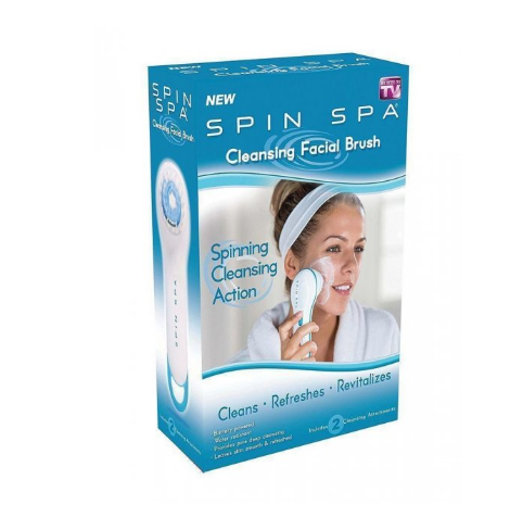 

Набор для умывания SPIN SPA, массажная щетка для лица.Массажер, Белый