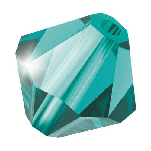 

Хрустальные биконусы Preciosa (Чехия) 3 мм Blue Zircon, Зелёный