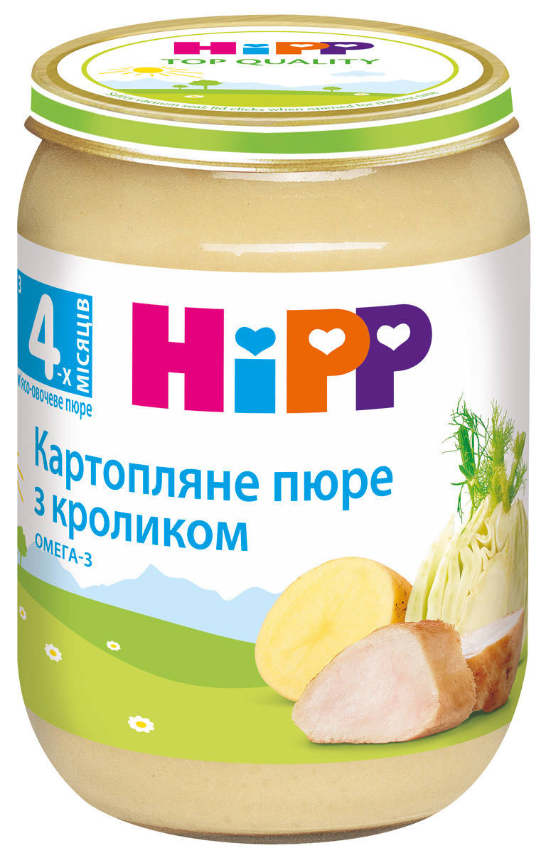 

Пюре из кролика с картошкой и фенхелем Hipp, 125г