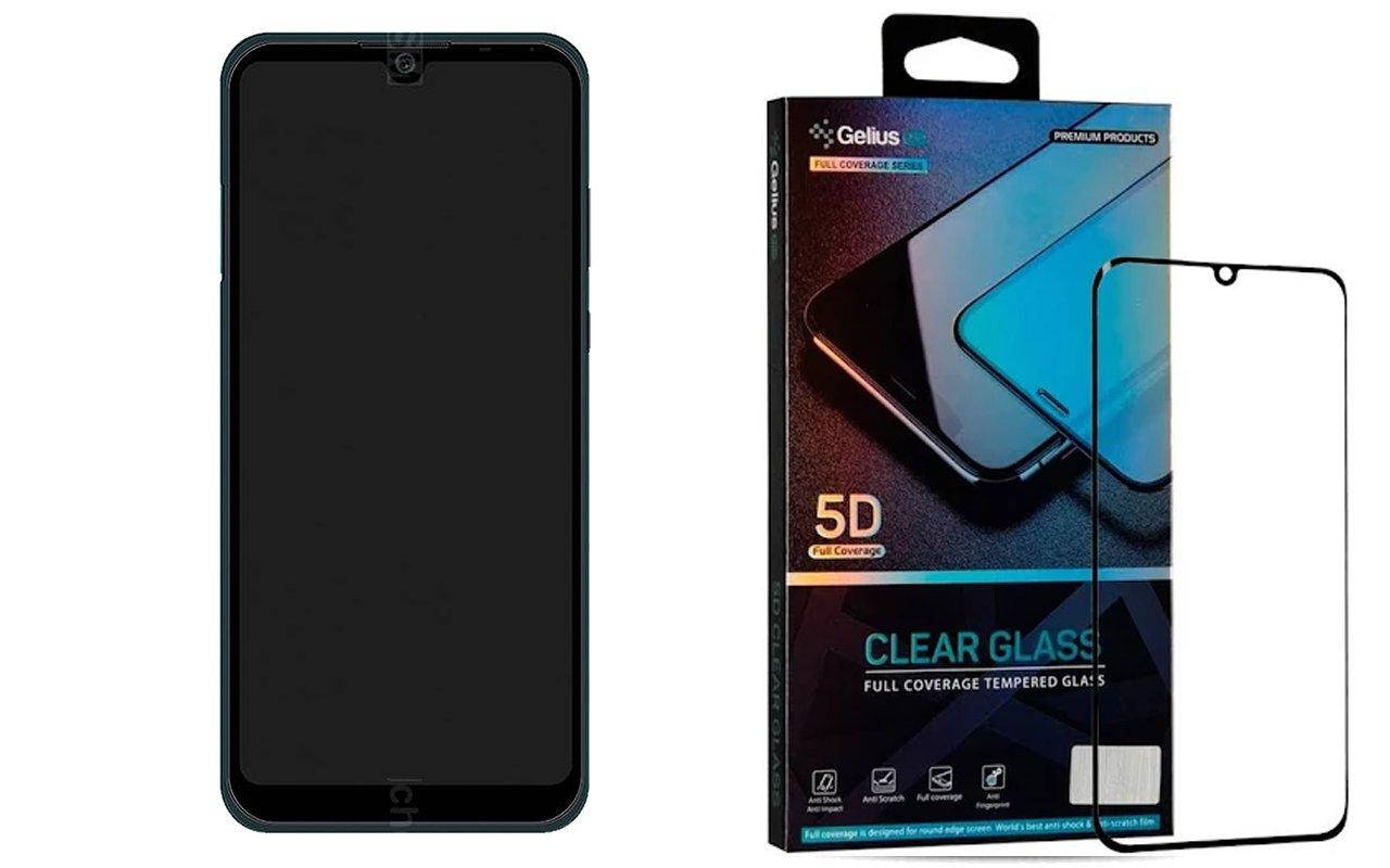 

Защитное стекло 5D Gellius для ZTE Blade A51 Lite, Черный
