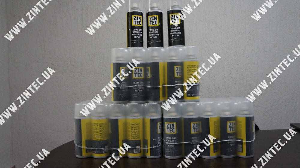 

Цинк-спрей холодная оцинковка. Состав для холодного цинкования "Zintec" 520 мл.