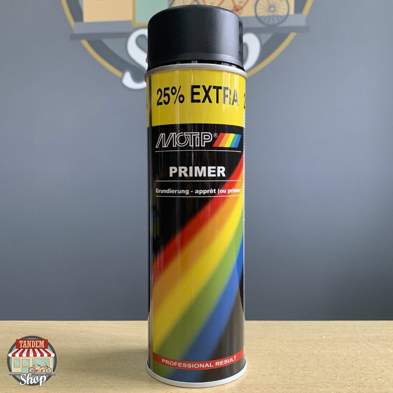 

Грунт акриловый Motip Primer, 500 мл Аэрозоль Черный