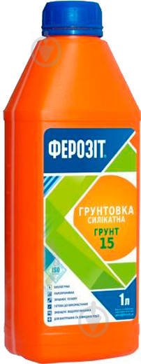 

Грунтівка силікатна Ферозіт грунт 15 / 1л
