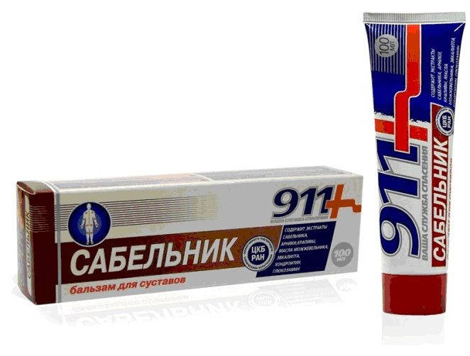 

Гель-бальзам для суставов - САБЕЛЬНИК серия 911, 100мл