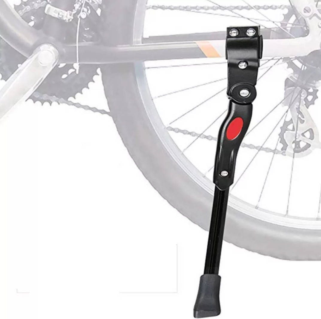 

Велосипедная подножка универсальная телескопическая на заднее перо для 24-29",лапка,алюминий