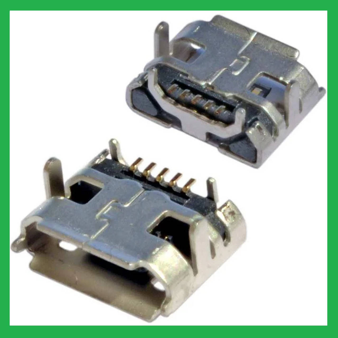 

Коннектор Micro USB высокий, Micro USB Гнездо высокое, Micro USB разъем. №10. 1шт