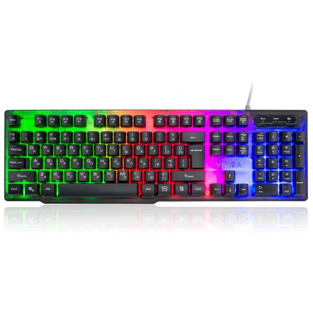 

Клавиатура Vinga KB414 black, Черный