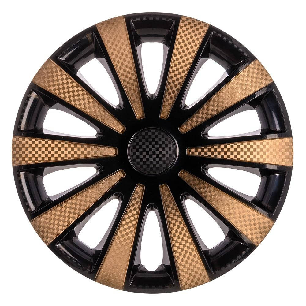 

Колпаки для дисков Star Карат super black gold, R13, комплект 4 шт