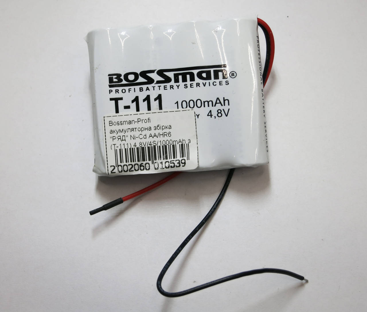 

Аккумуляторная сборка Bossman-Profi T-111 4,8V 1000mAh (Ni-Cd)