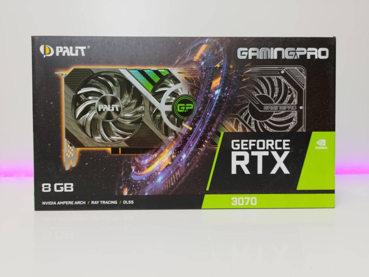 

Видеокарта Palit PCI-Ex GeForce RTX 3070 GamingPro LHR 8GB 3 x DisplayPort, 1 x HDMI