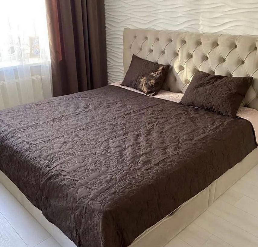 

Покрывало коричневое "Vintage" 240х260см с наволочками 50*70см, ТЕП, Коричневый