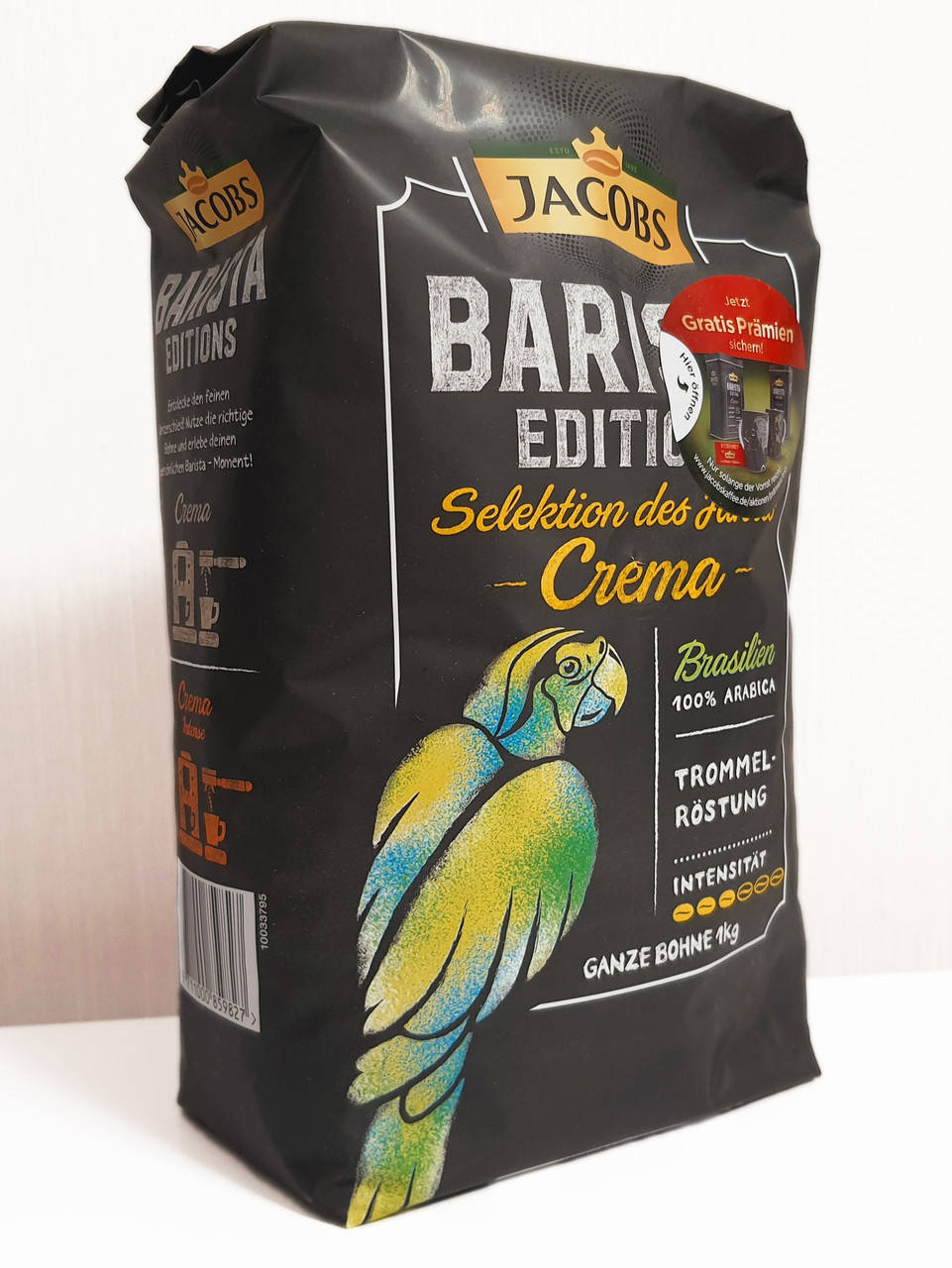 

Кофе в зернах Jacobs Barista Editions Selektion Des Jahres Crema 1000г Германия
