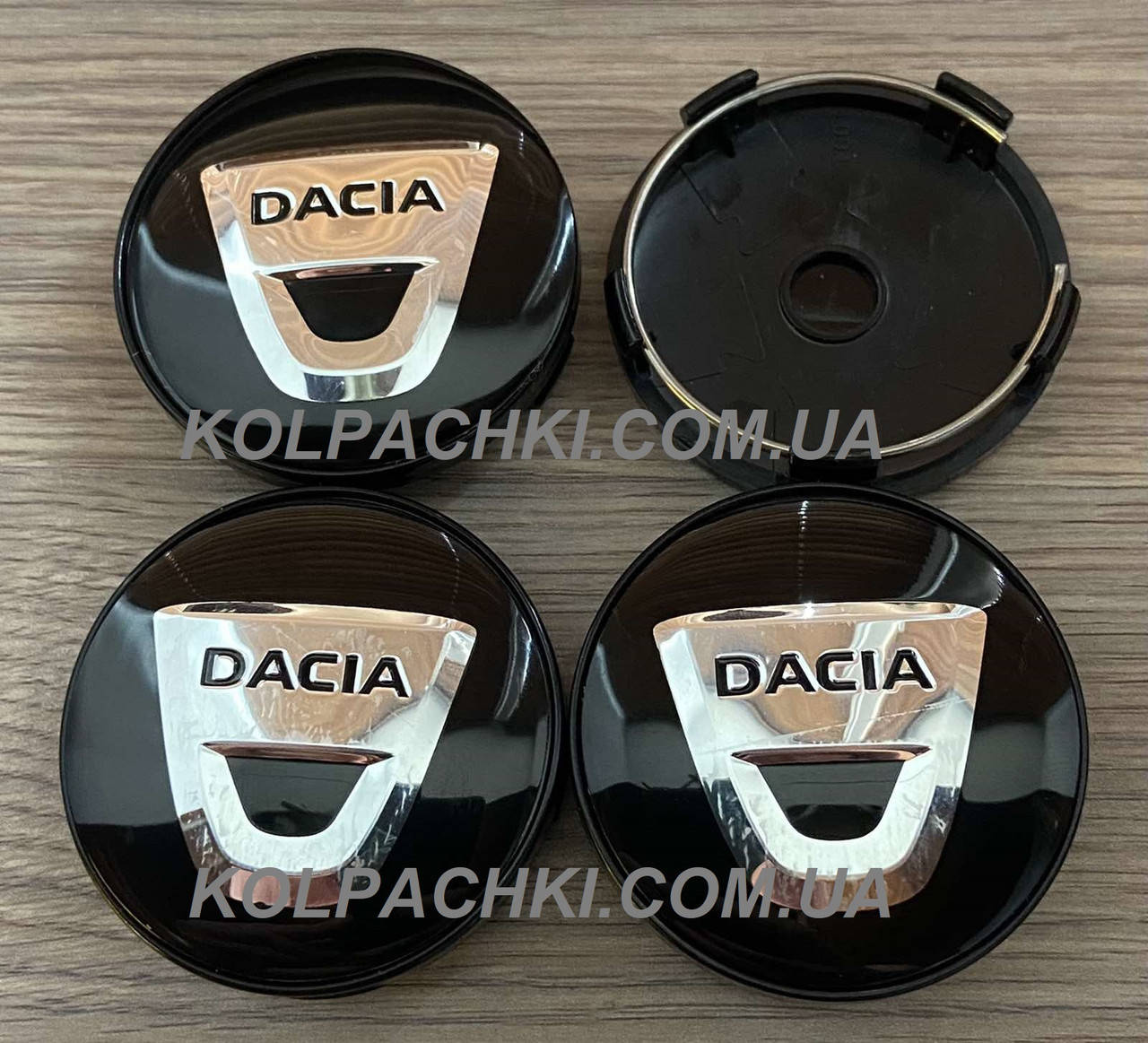 

Колпачки Dacia серебро/хром (60мм*56 мм )