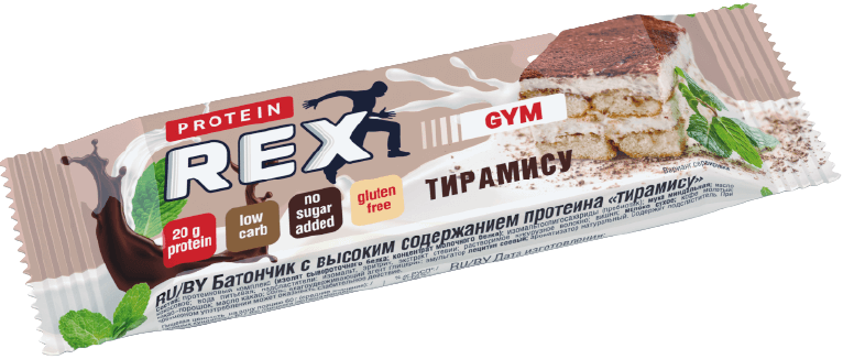 

Протеиновый батончик ProteinRex Тирамису (60 грамм)