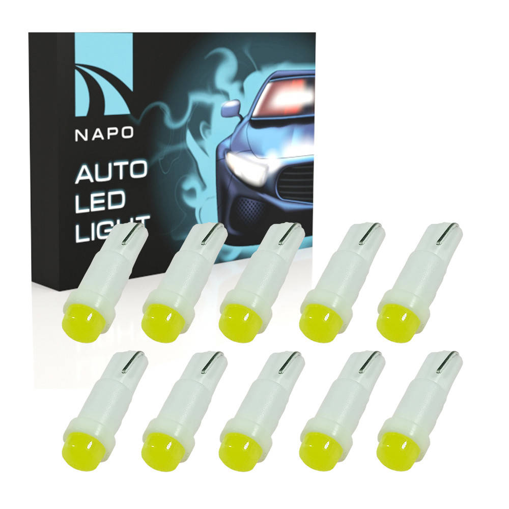 

Комплект светодиодных ламп NAPO LED T5-1led-A T5 W1,2W 10 шт цвет свечения белый