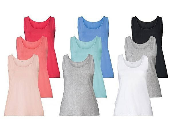 

Женская майка из хлопка Esmara 3XL 56-58 Германия хлопковая майка синий салатовый