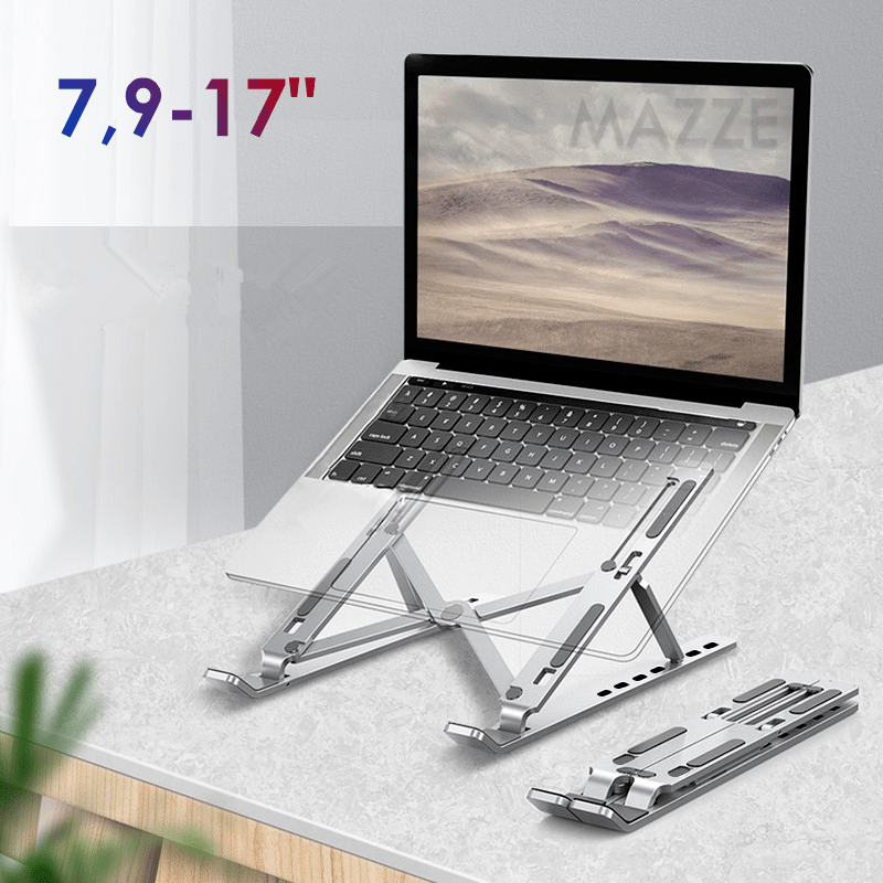 

Складная портативная подставка для ноутбука планшета 7.9-17" универсальный раскладной держатель 7 уровней